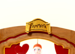 Teatrino in legno e terracotta - “Fiammetta”